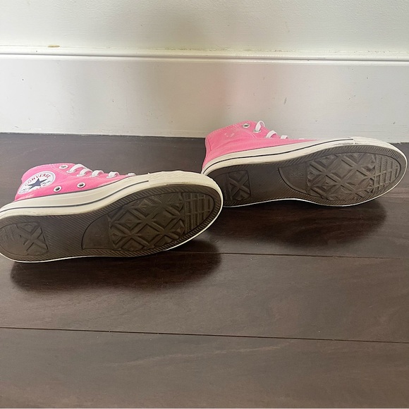 Pink Converse All Star High-tops W5.5 - Picture 4 of 8